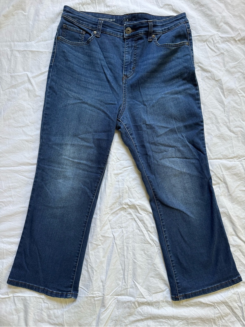 Style & Co. Dark Blue Cropped Jeans